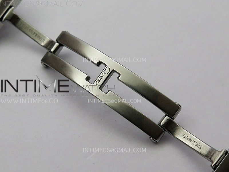 Tank Francaise Ladies 21.2mm Diamond Bezel SS 8848F 1:1 Best Edition Silver Dial on SS Bracelet Ronda Quartz V2
